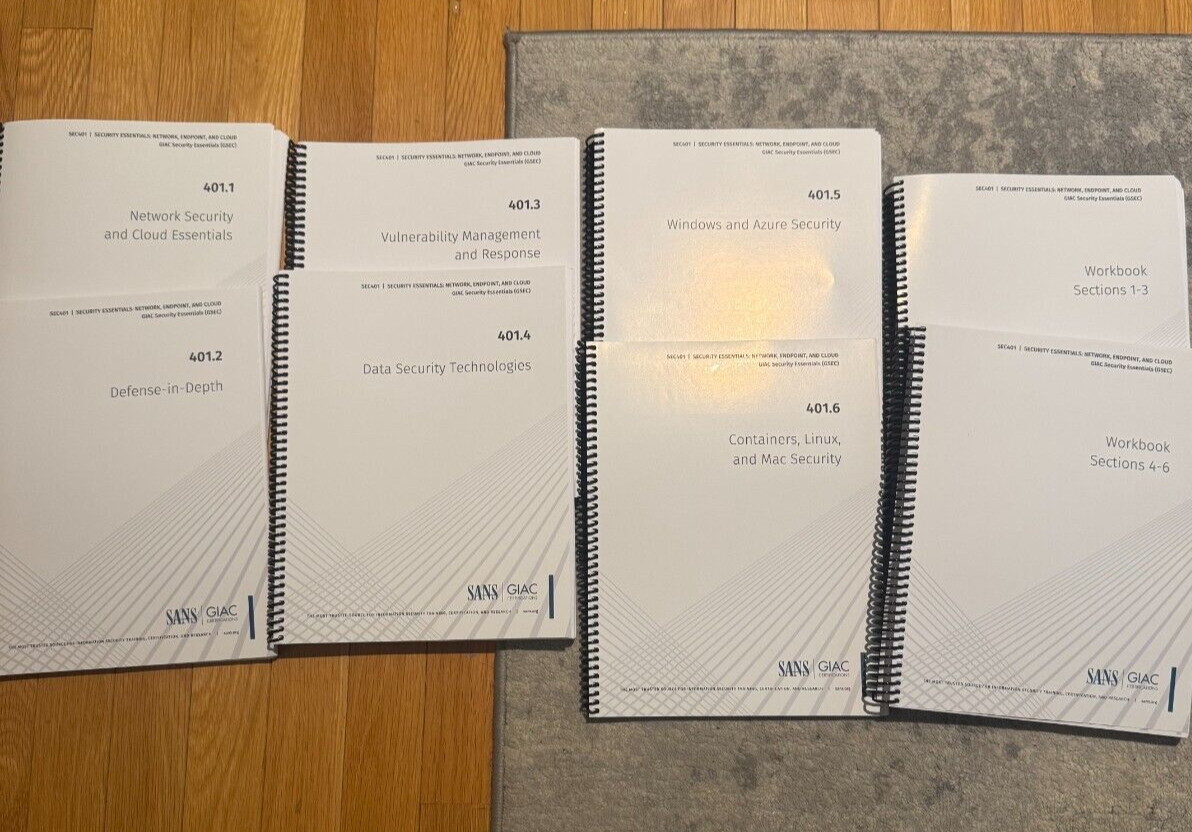 SANS SEC401 2024 GIAC Security Essentials – Network, Endpoint, and Cloud NEW!