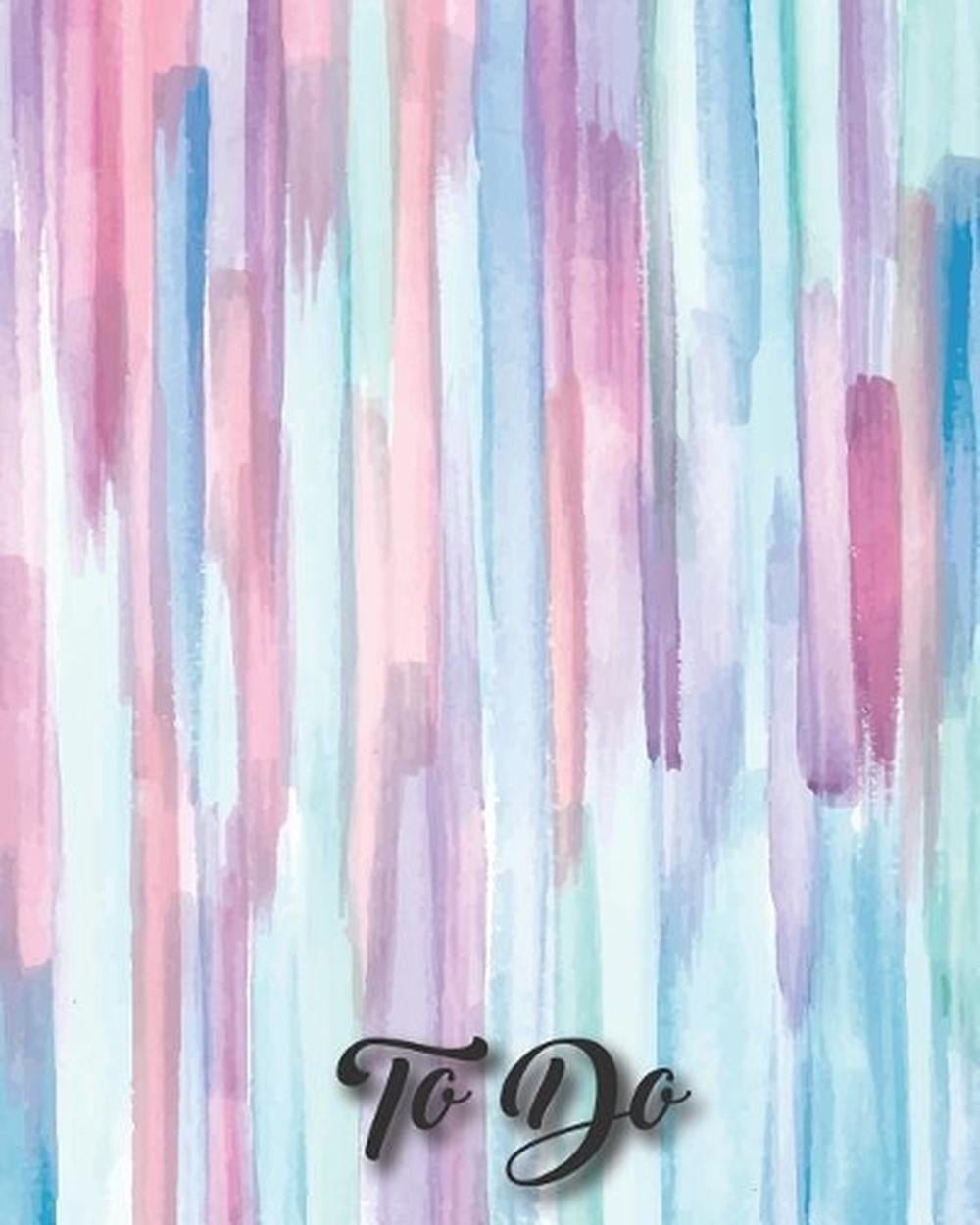 To Do: Personal and Business Checklist 8×10 Inches with Colorful Design Matte Co