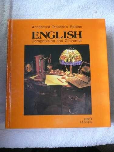 English Composition & Grammar, – Hardcover, by John E. Warriner – Very Good