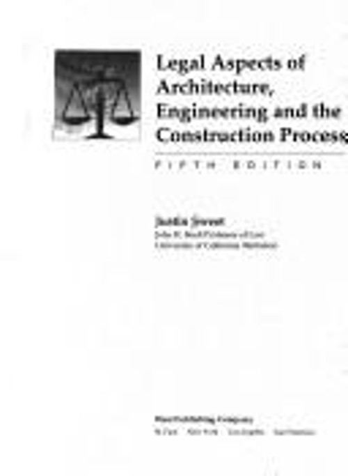 Legal Aspects of Architecture, Engineering and the Construction P