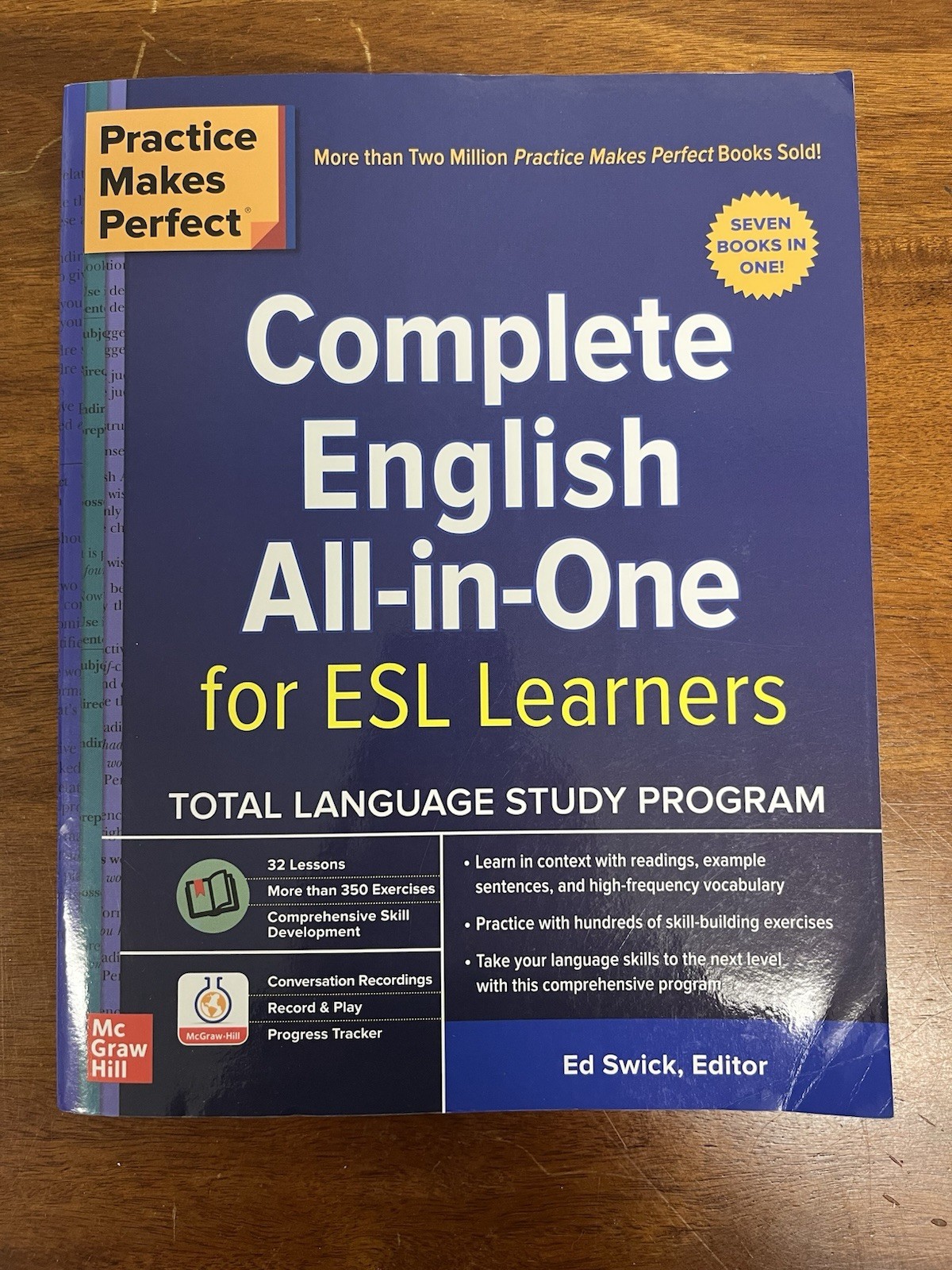Practice Makes Perfect McGraw Hill Complete English Workbook 7-in-1 Ed Swick