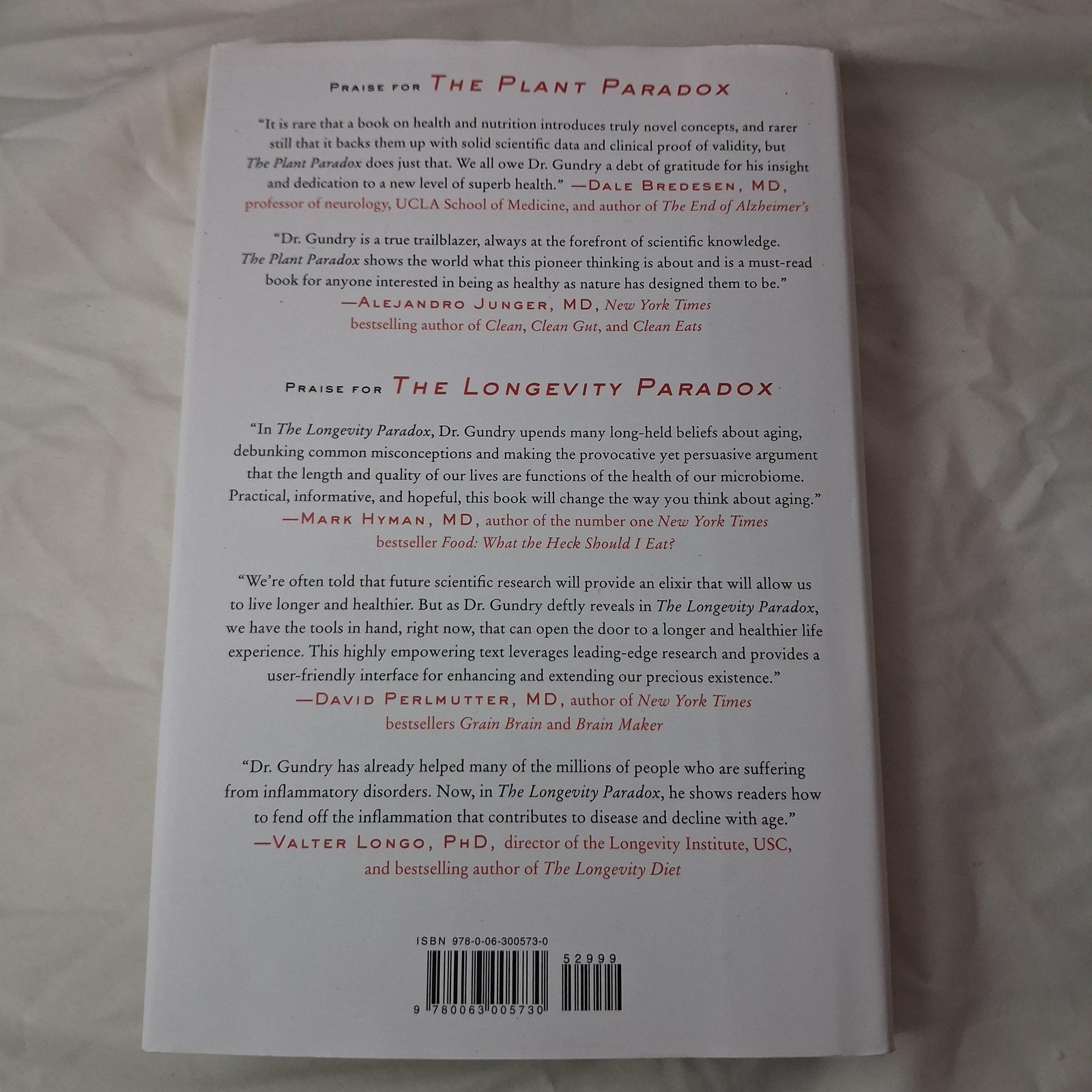 The Energy Paradox: What To Do When Get-Up-And-Go Has Gone Steven R Gundry HC