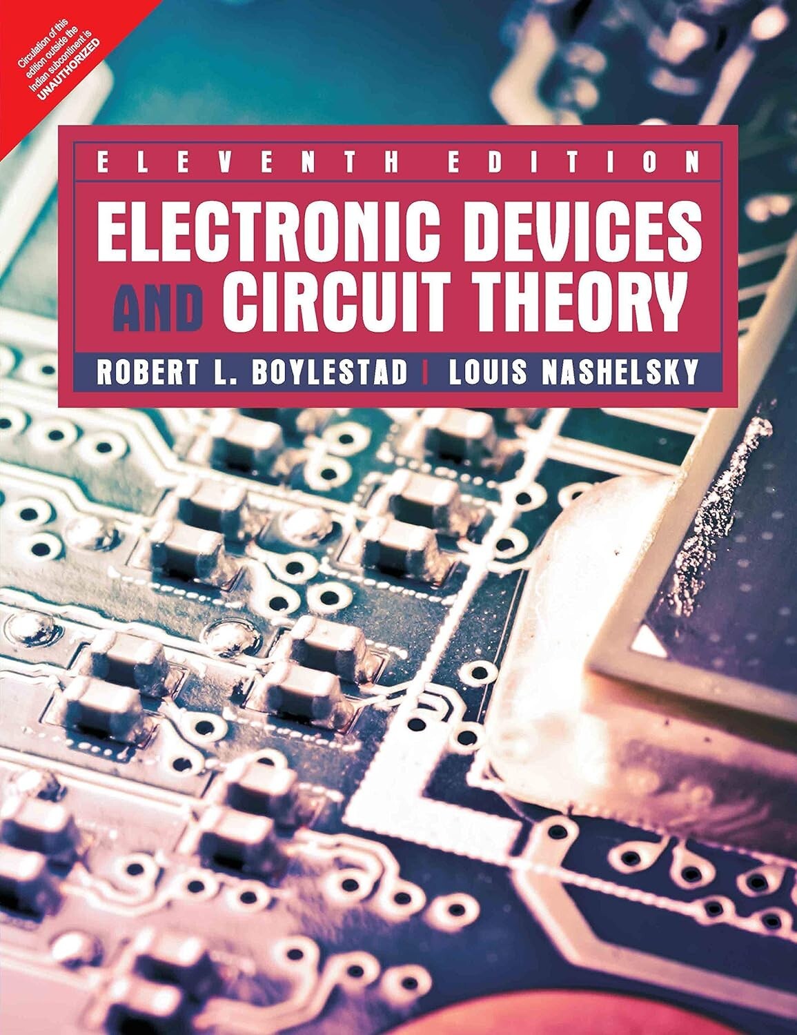 4-7DAYS DELIVERY- Electronic Devices and Circuit Theory by Robert Boylestad, 11E