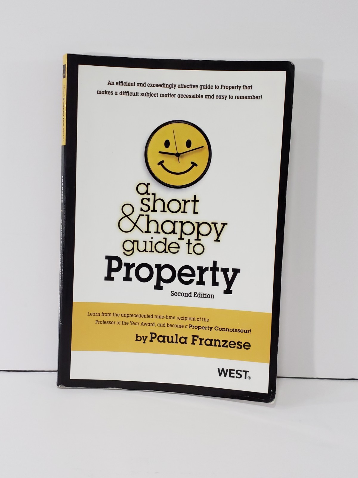 A Short & Happy Guide to Property 2nd, Paula Franzese Law School Study Aid Book