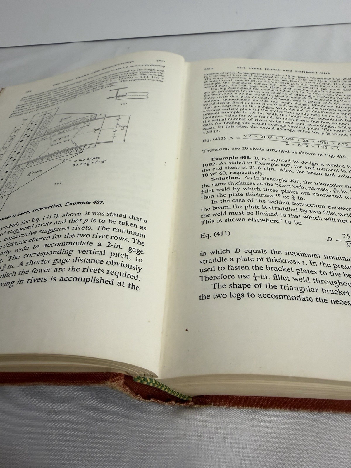 Design In Structural Steel John E. Lothers 1960 Hardcover Vintage Textbook