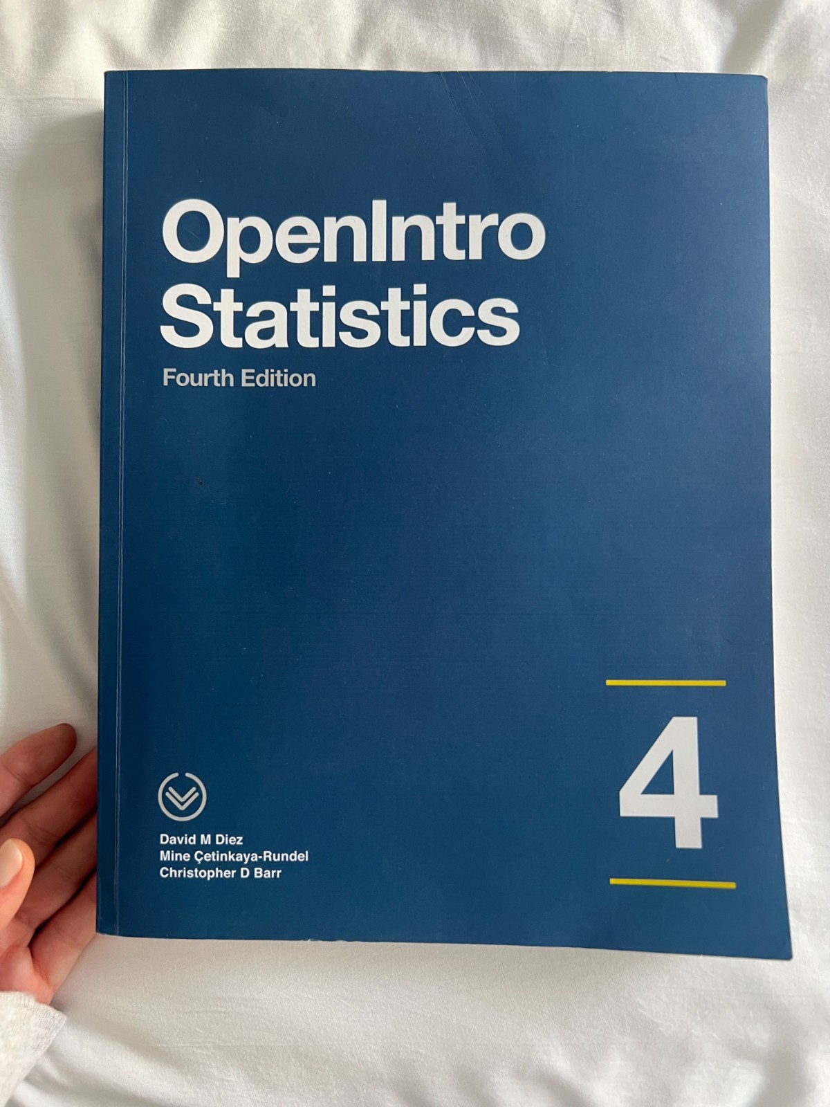 OpenIntro Statistics Textbook, , Diez, Eundel & Barr, Fourth Edition, 2020