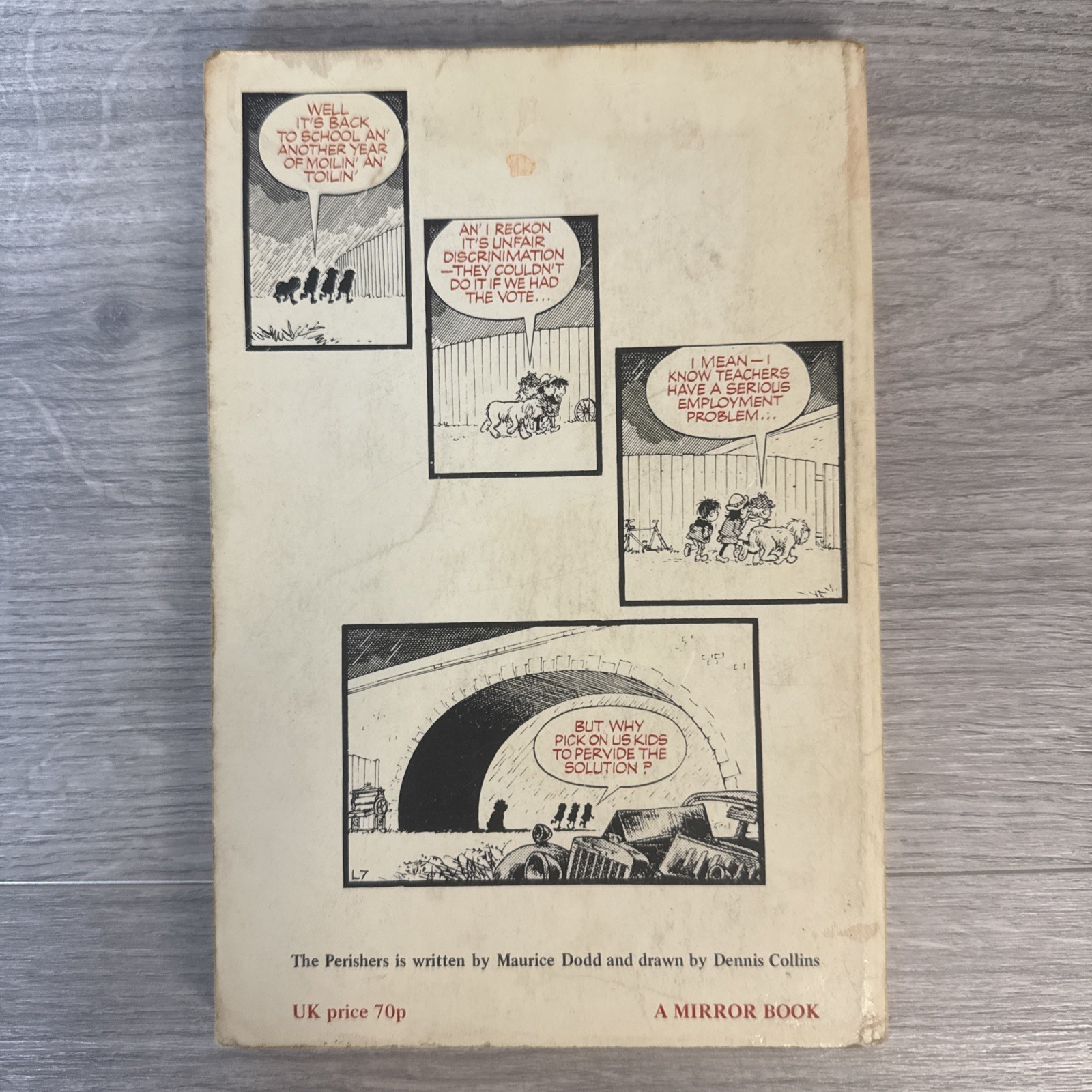 The Perishers Dotty Dictionary(An Educational Mustn’t )-Vintage 1977 Comic Strip