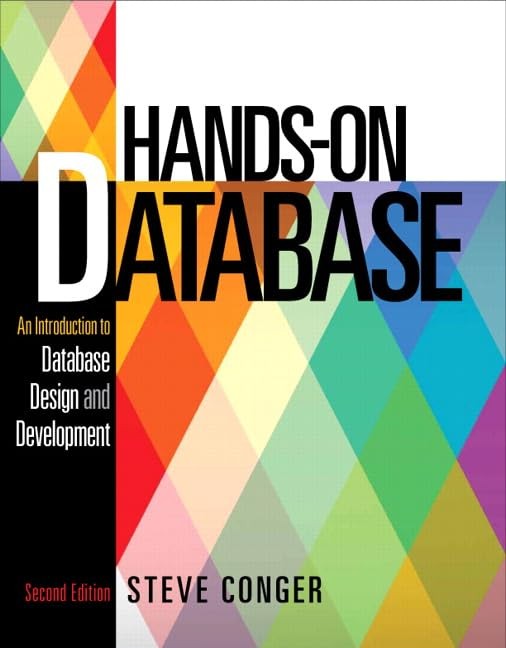 Steve Conger – Hands-On Database – Paperback – B888z