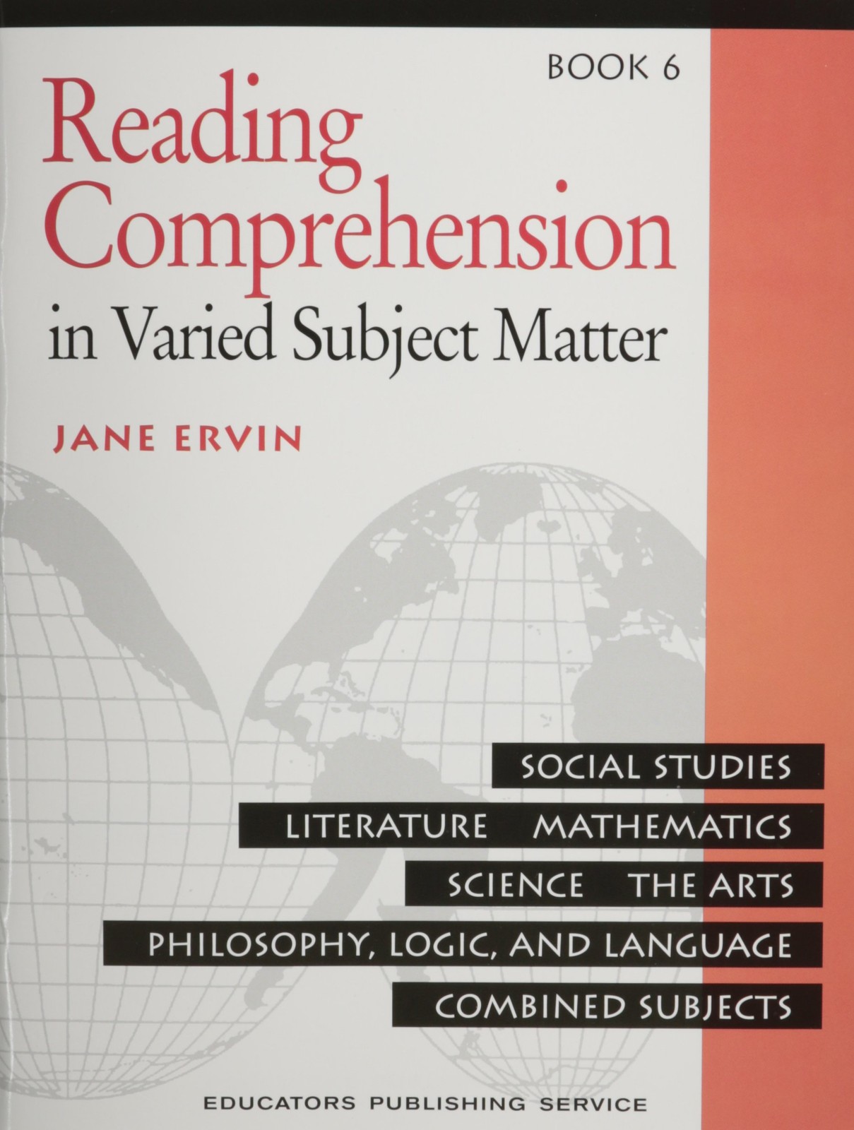Reading Comprehension Book 6: In Varied Subject Matter