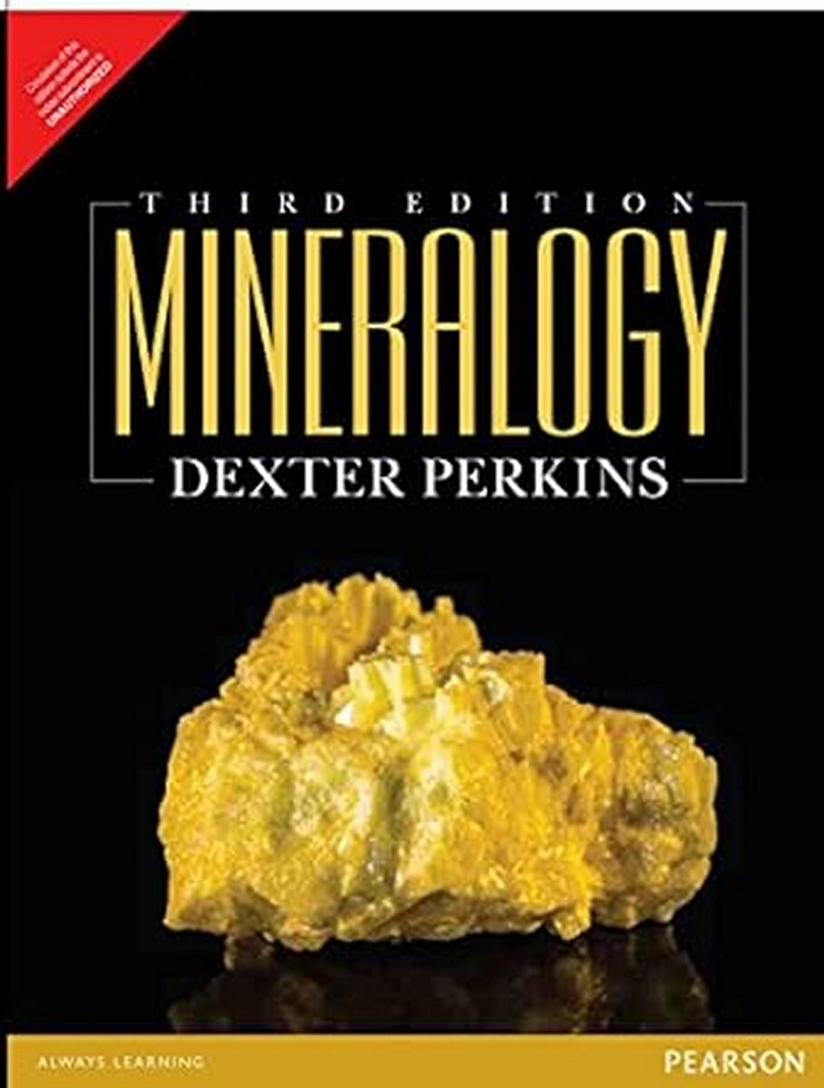 New.Mineralogy by Dexter Perkins 3rd INTL ED -FREE SHIP FROM USA