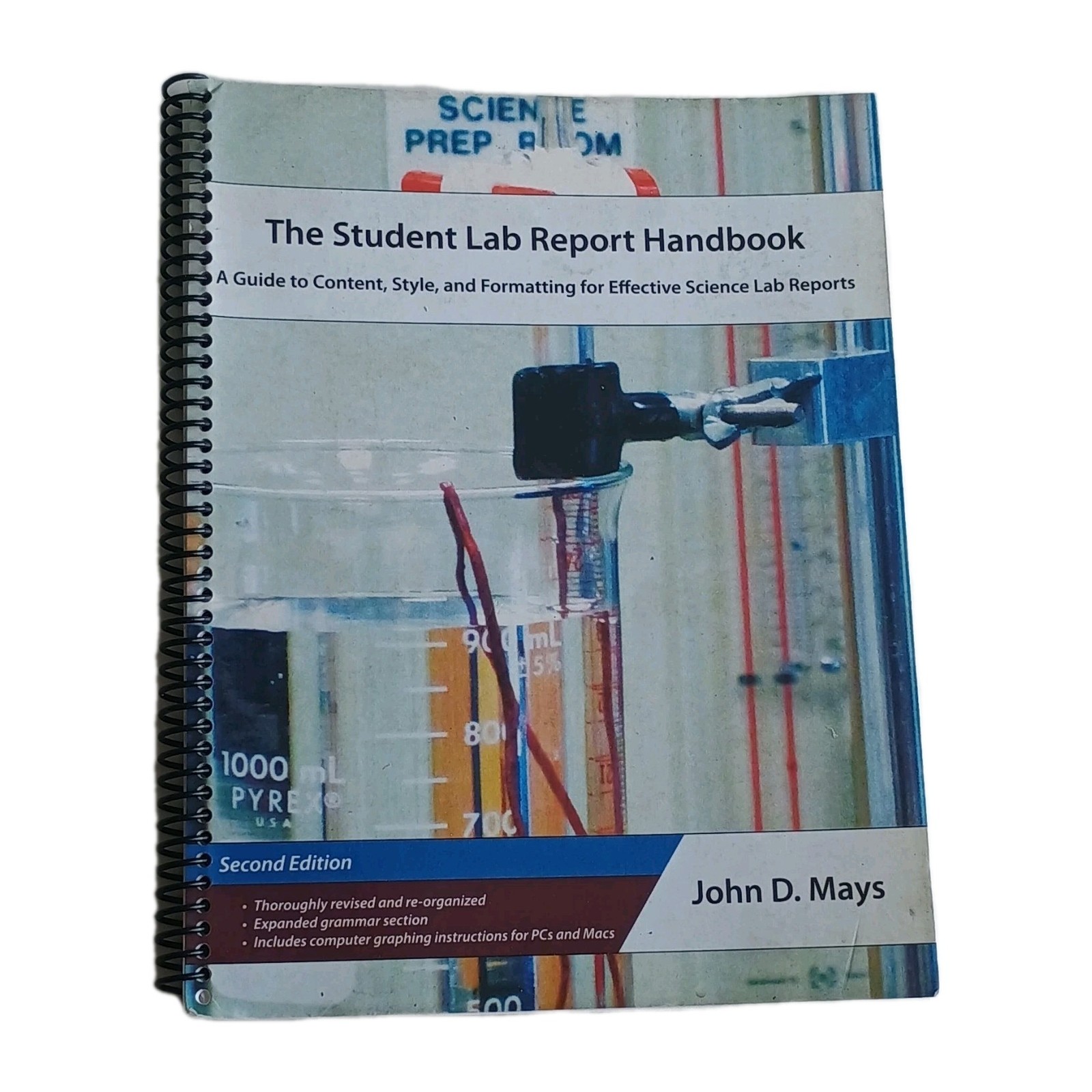 Student Lab Report Handbook 2nd Edition Spiral Bound by John D. Mays Novare 2009