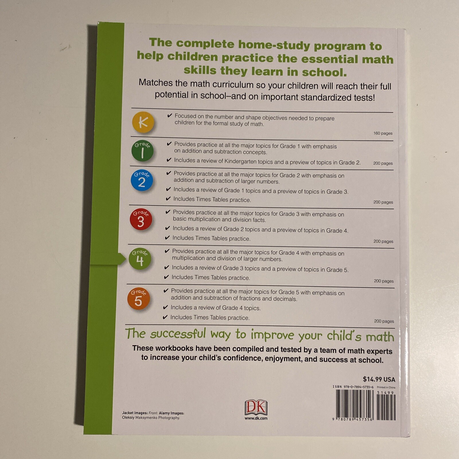 Math Made Easy: Fourth Grade Workbook – Paperback By DK – Clean Pages