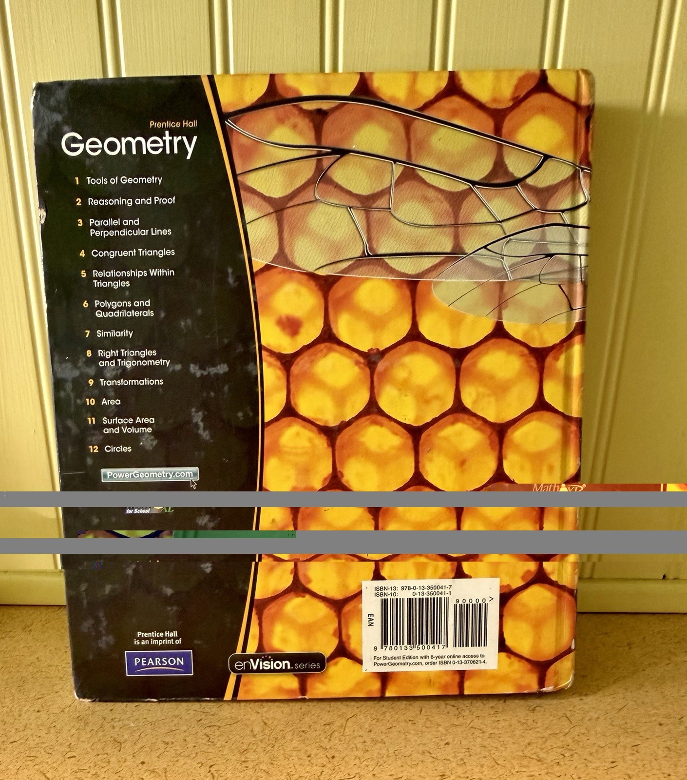 Algebra 1 and Geometry Textbooks by Prentice Hall HC, 2011, Homeschool, VG