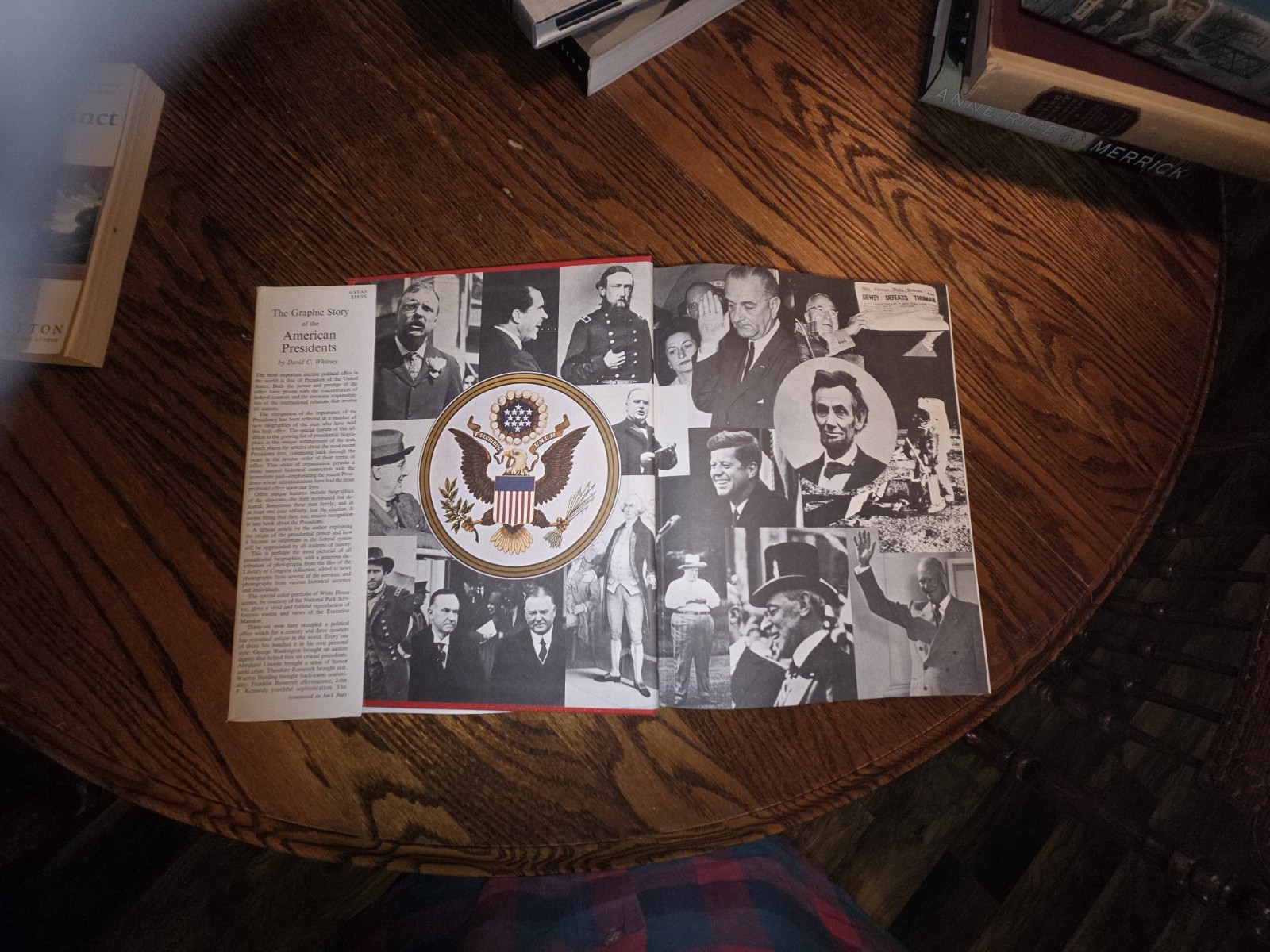 The Graphic Story American Presidents HCDJ Book David Whitney 1973 Politics