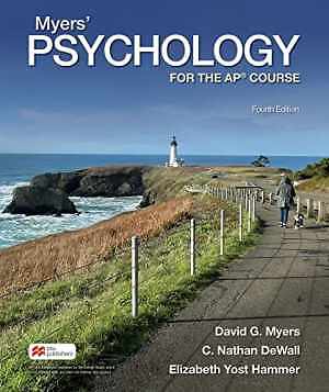 Myers’ Psychology for the AP® Course – Hardcover, by Myers David; DeWall – Good