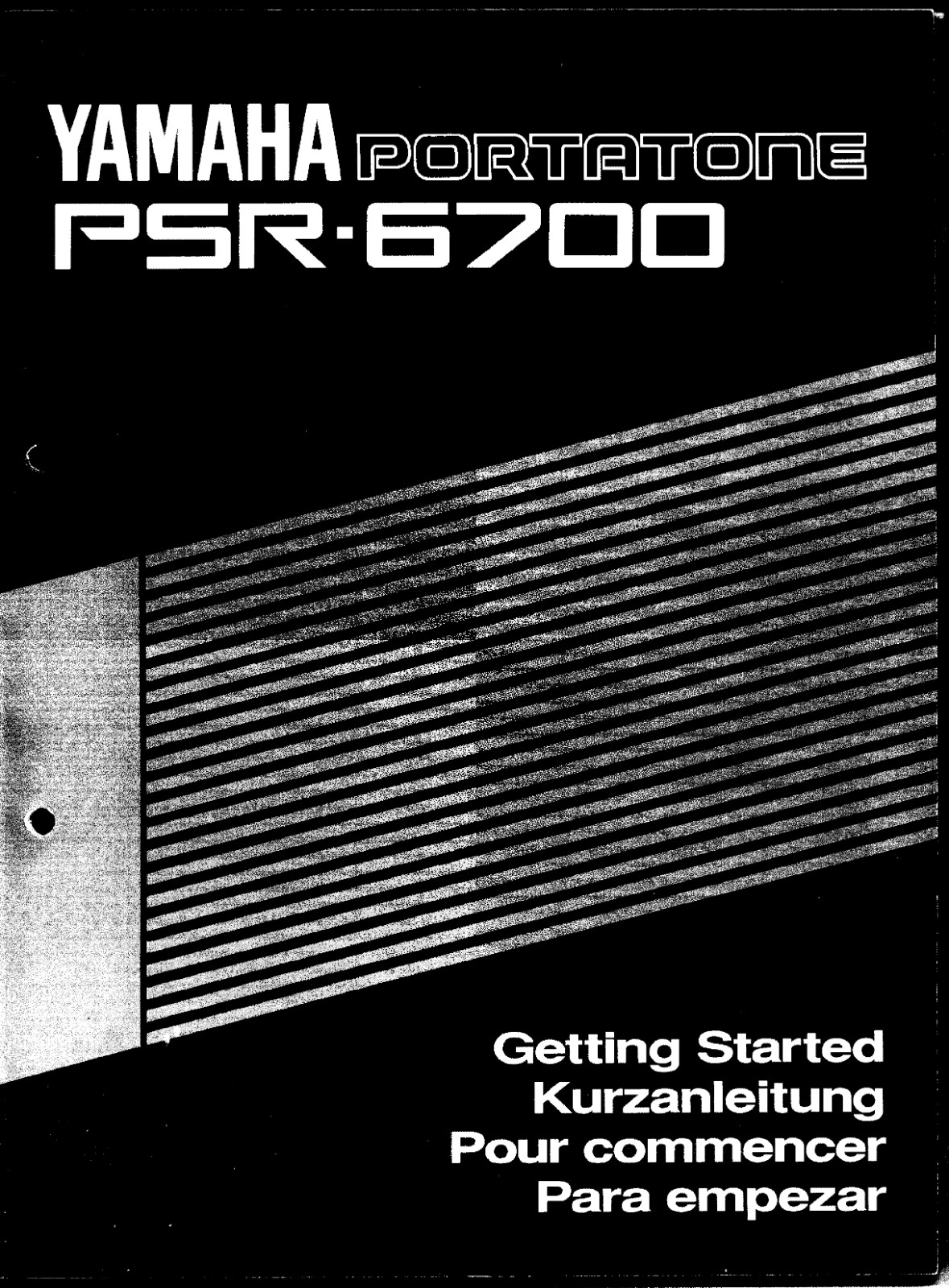 Yamaha PSR-6700 Instruction Manual: 42 Pages & Protective Covers!