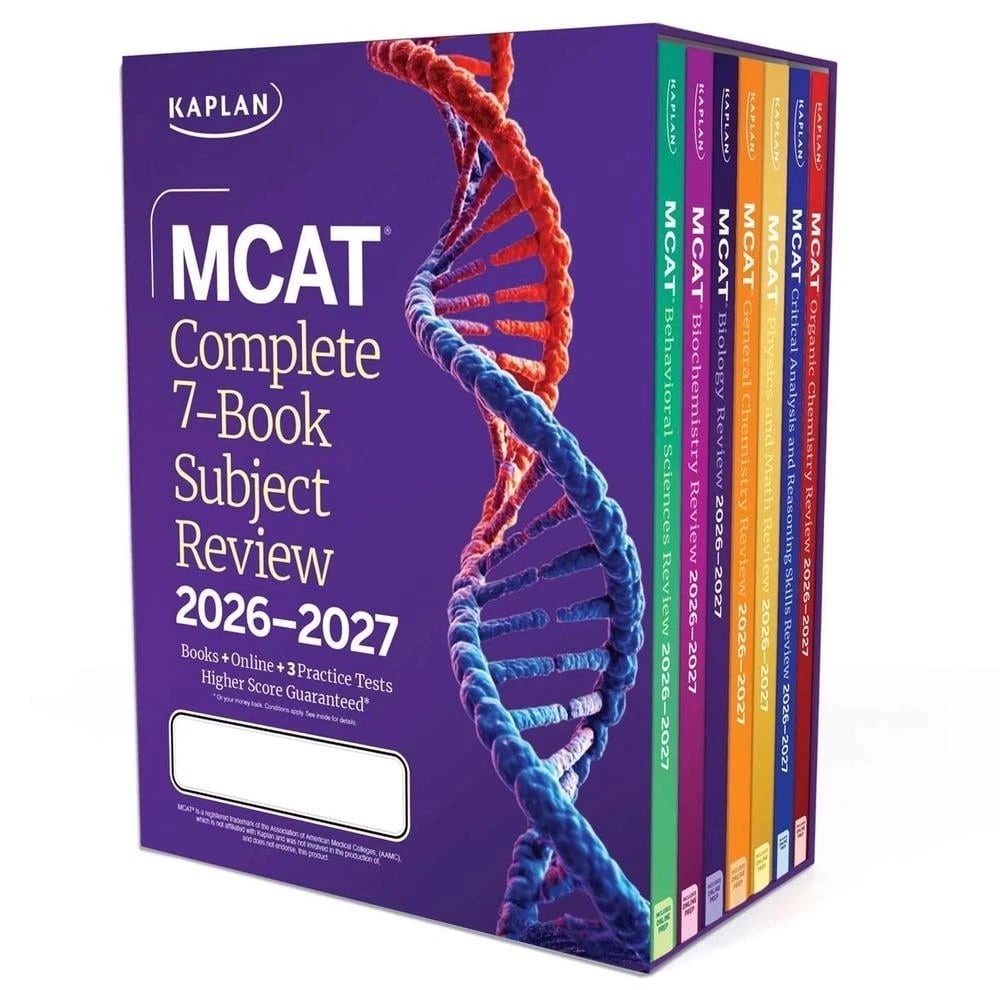 MCAT Complete 7-Book Subject Review 2026-2027, Set Includes Books, Online Prep..