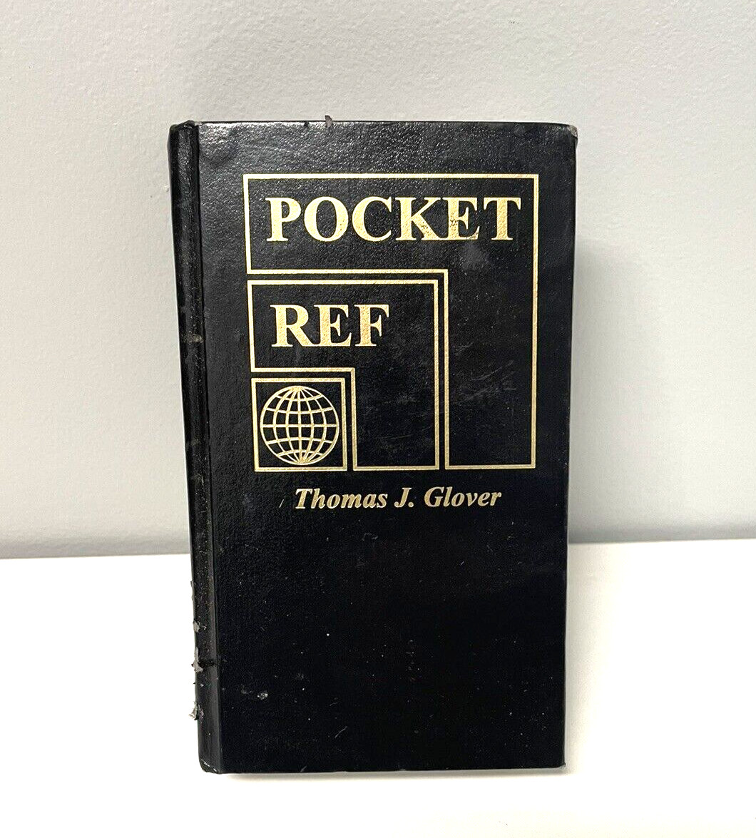 Pocket Reference Thomas J. Glover 4th Edition – RARE HARDBACK 9781885071644