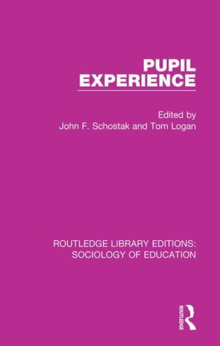 Pupil Experience, Paperback by Schostak, John F. (EDT); Logan, Tom (EDT), Bra…