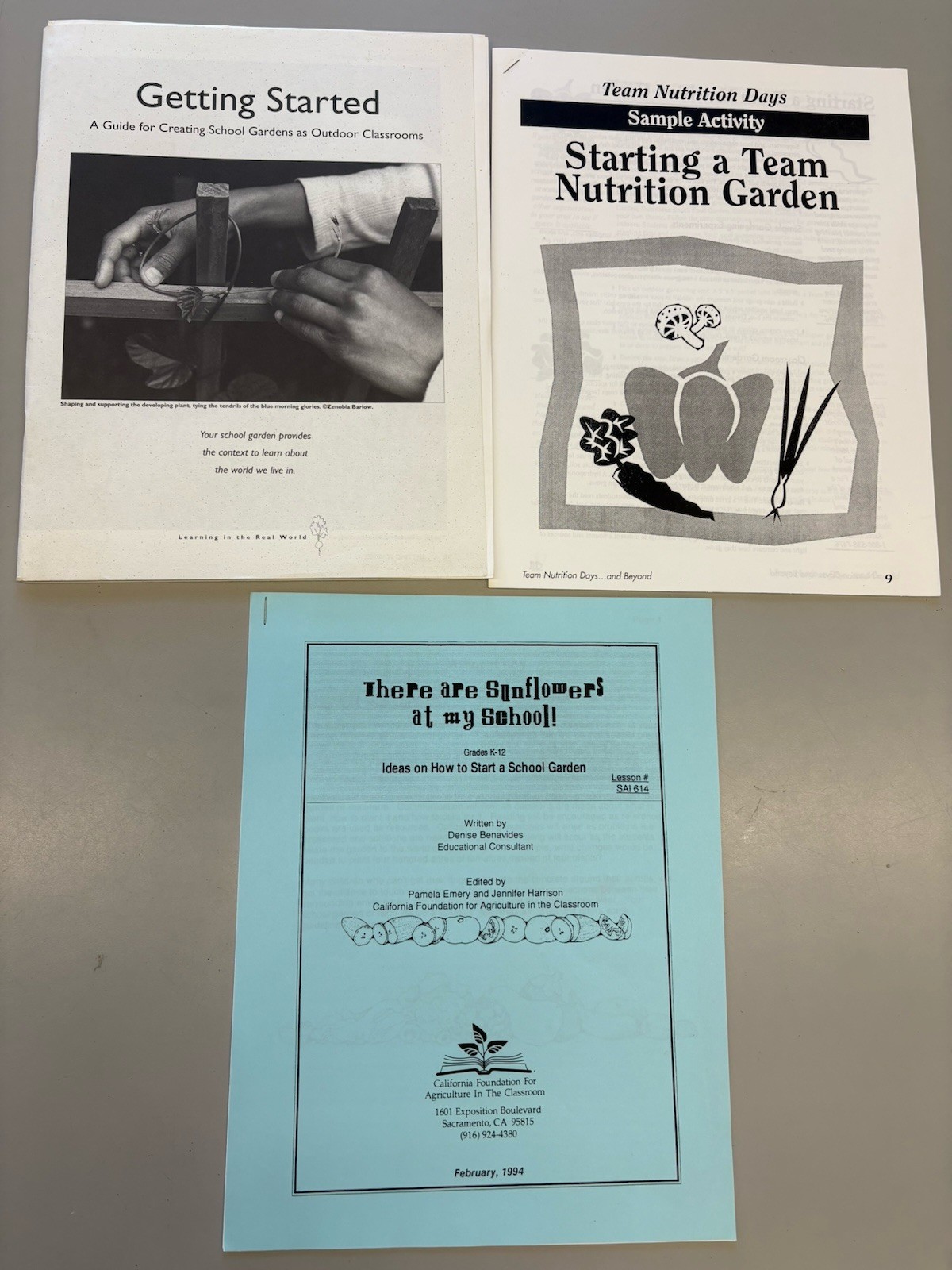 Box of many Ag In The Classroom & Food, Water, Gardens, Insects, & Birds lesson