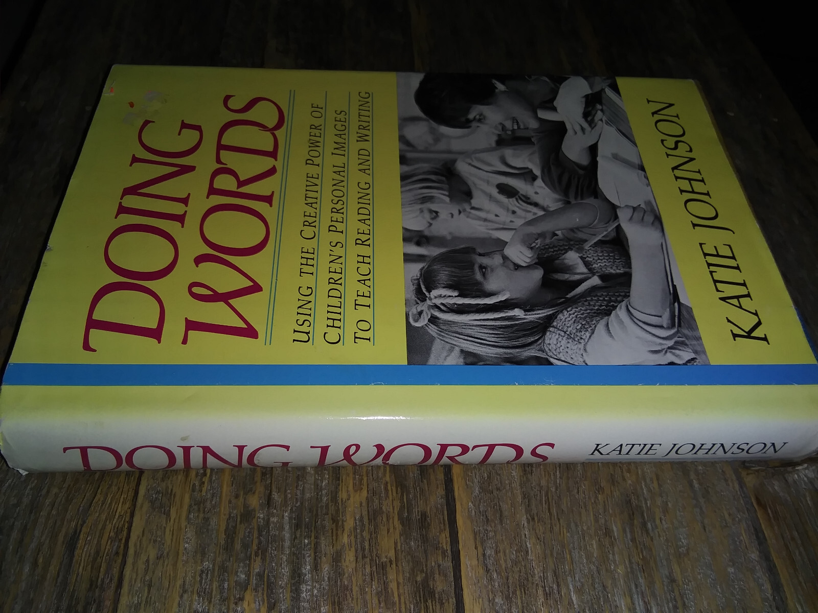 Doing Words Creative Power Childrens Images Teach Reading Writing Vintage Book