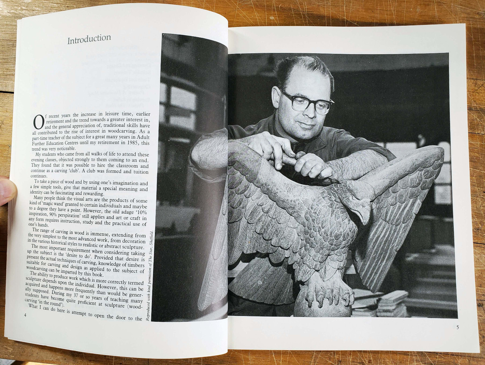 “Woodcarving A Complete Course,” by Ron Butterfield Paperback 128 Pages