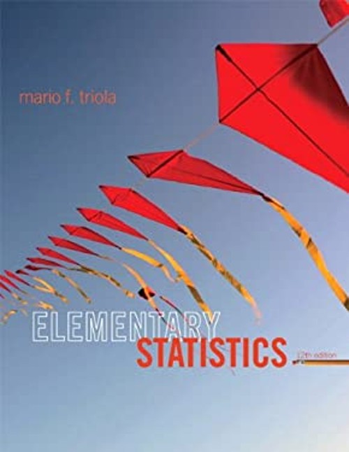 Elementary Statistics Hardcover Mario F. Triola