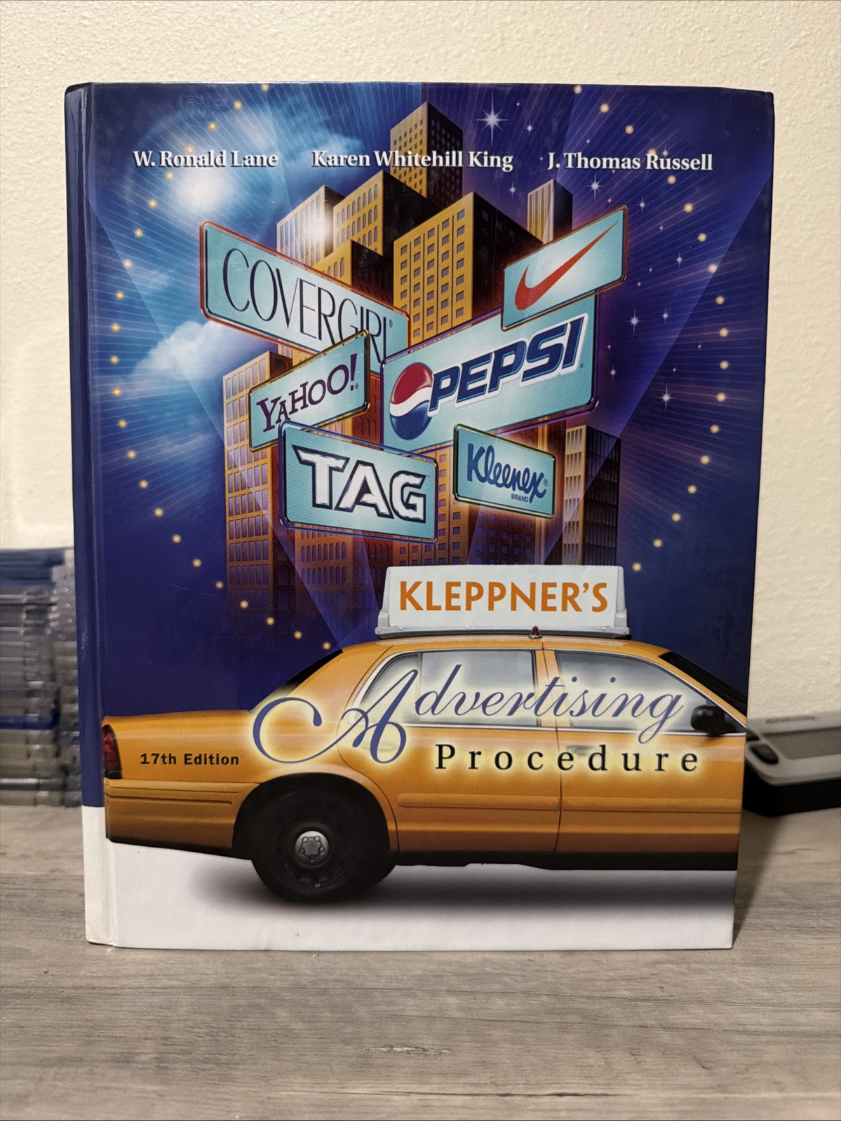 Kleppner’s Advertising Procedure 17th Edition Hardcover Marketing Textbook