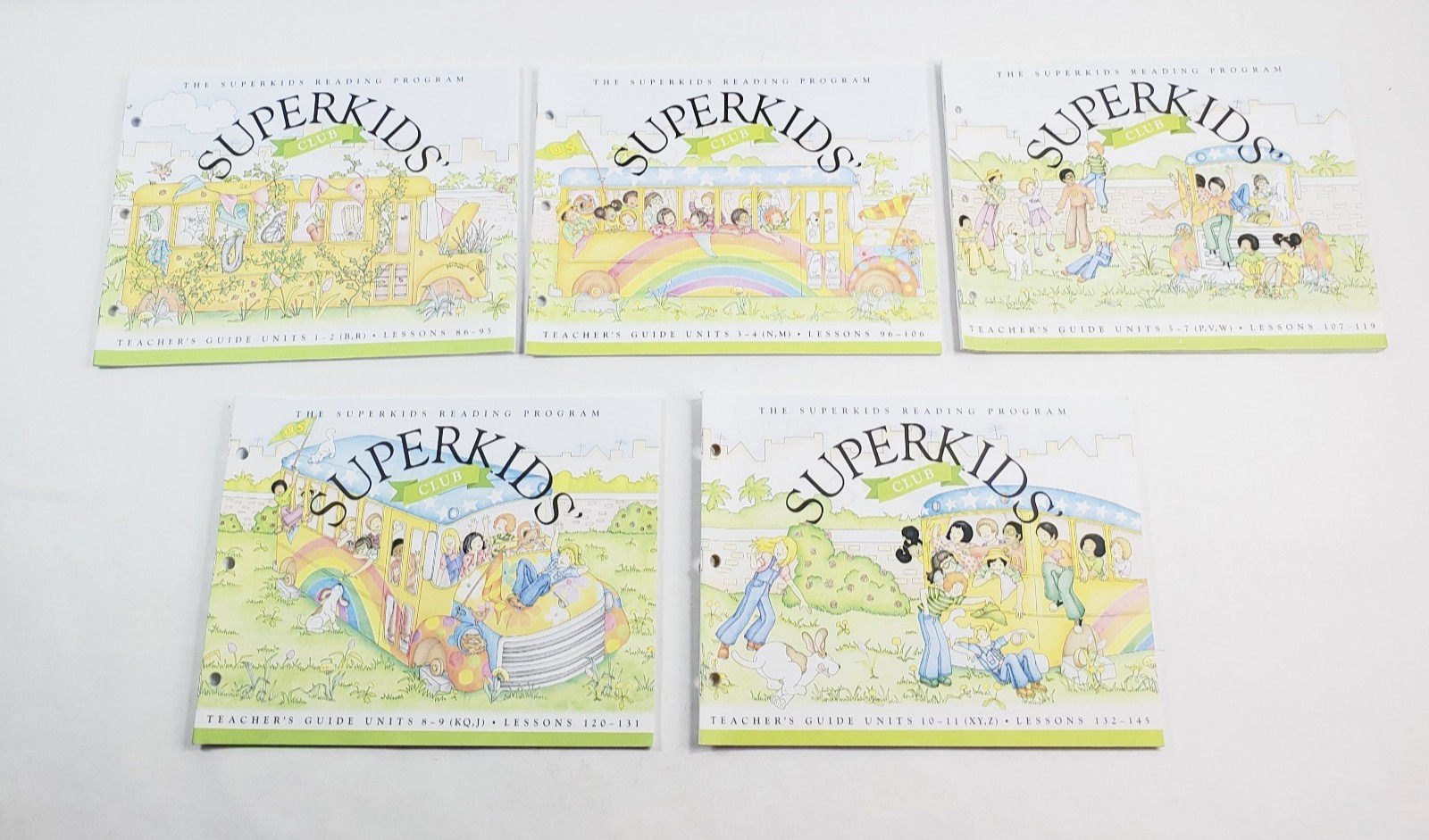 Lot of 5 Superkids Club Second Grade Teachers Guides Units 1-11 Homeschooling