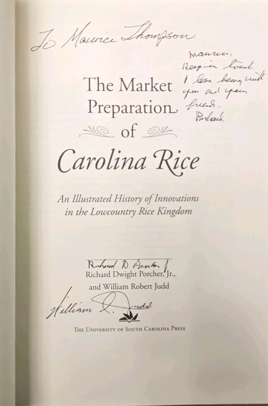 The Market Preparation of Carolina Rice: An Illustrated History of … Signed