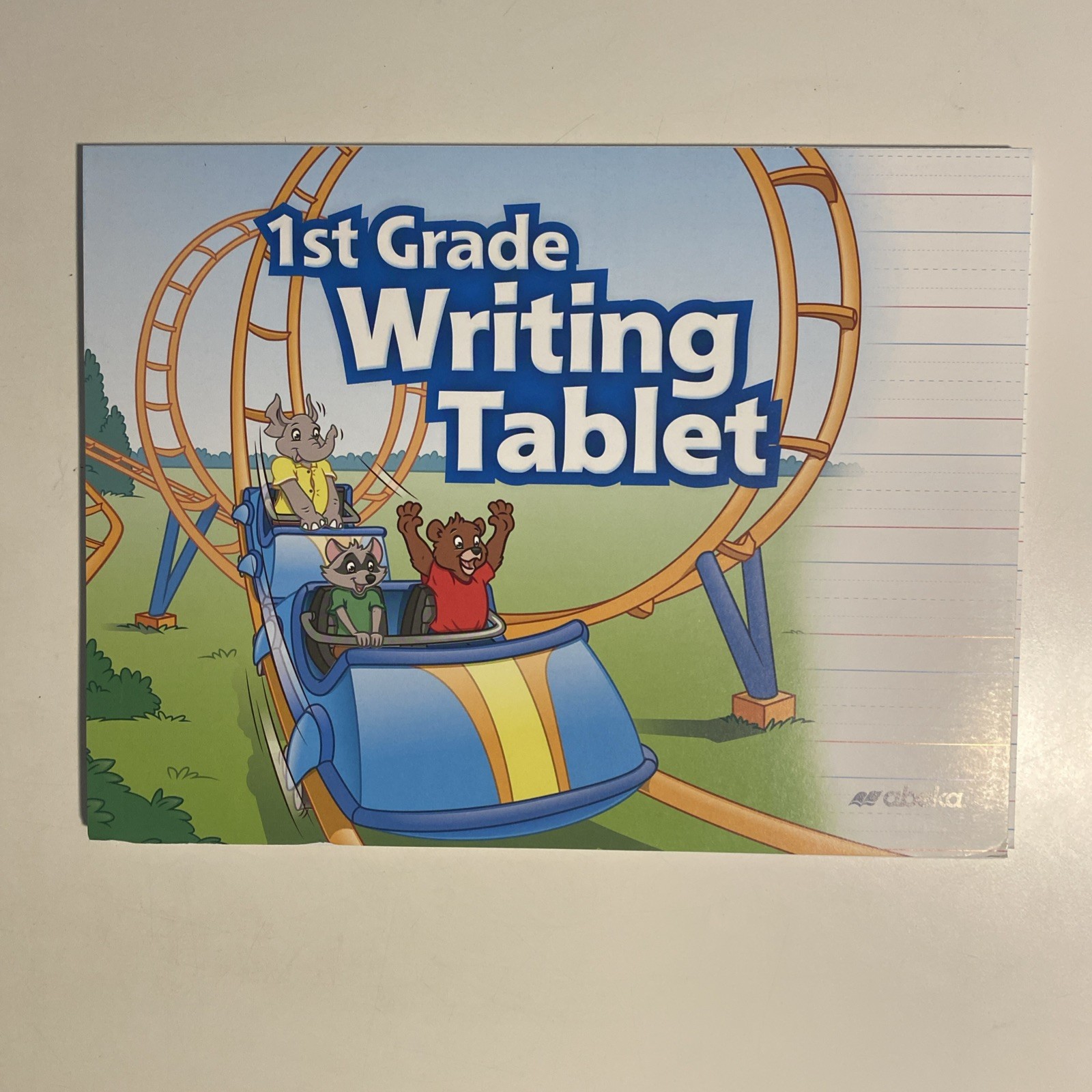 # ABeka 1st Grade Writing Tablet, Clean Pages, Unbounded No Writing