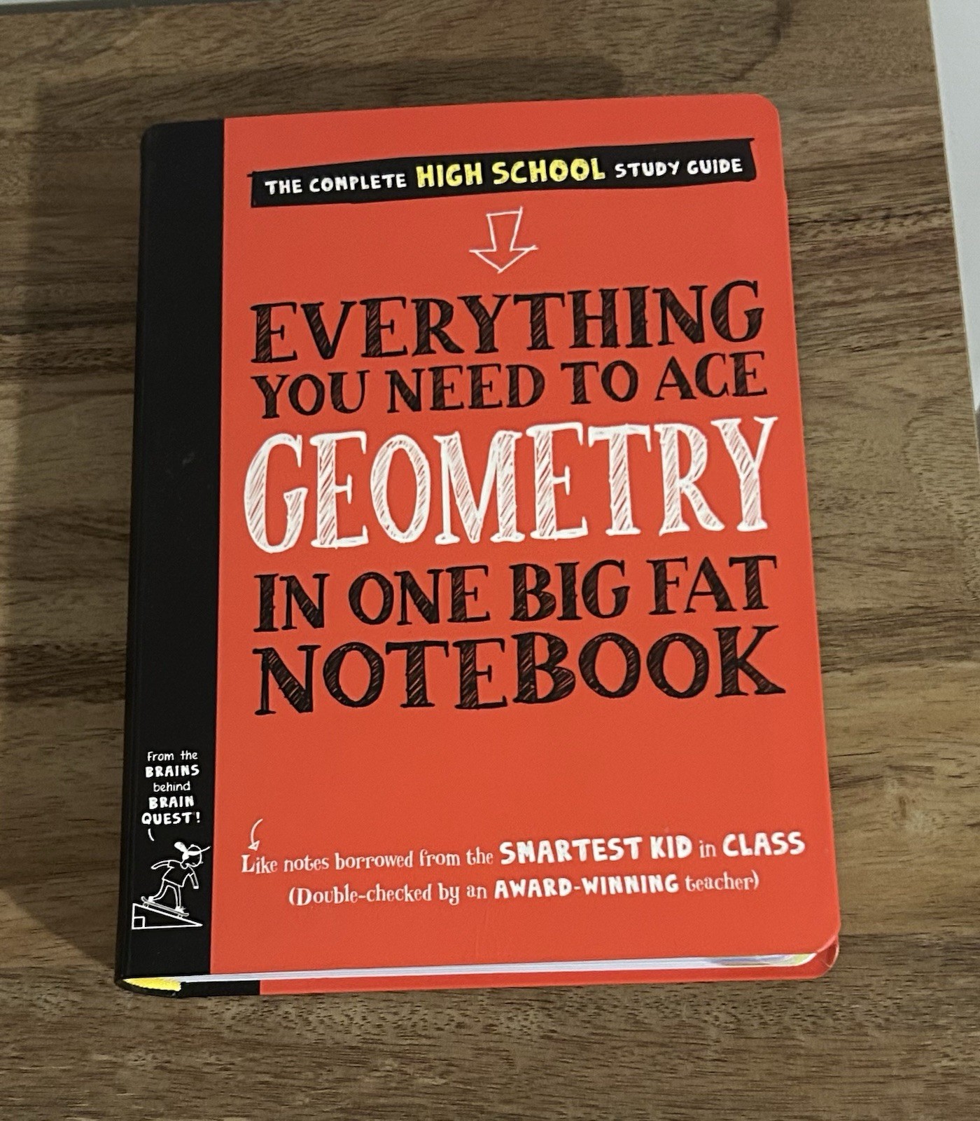 Workman Publishing Geometry High School Study Guide Book, Big Fat Notebooks