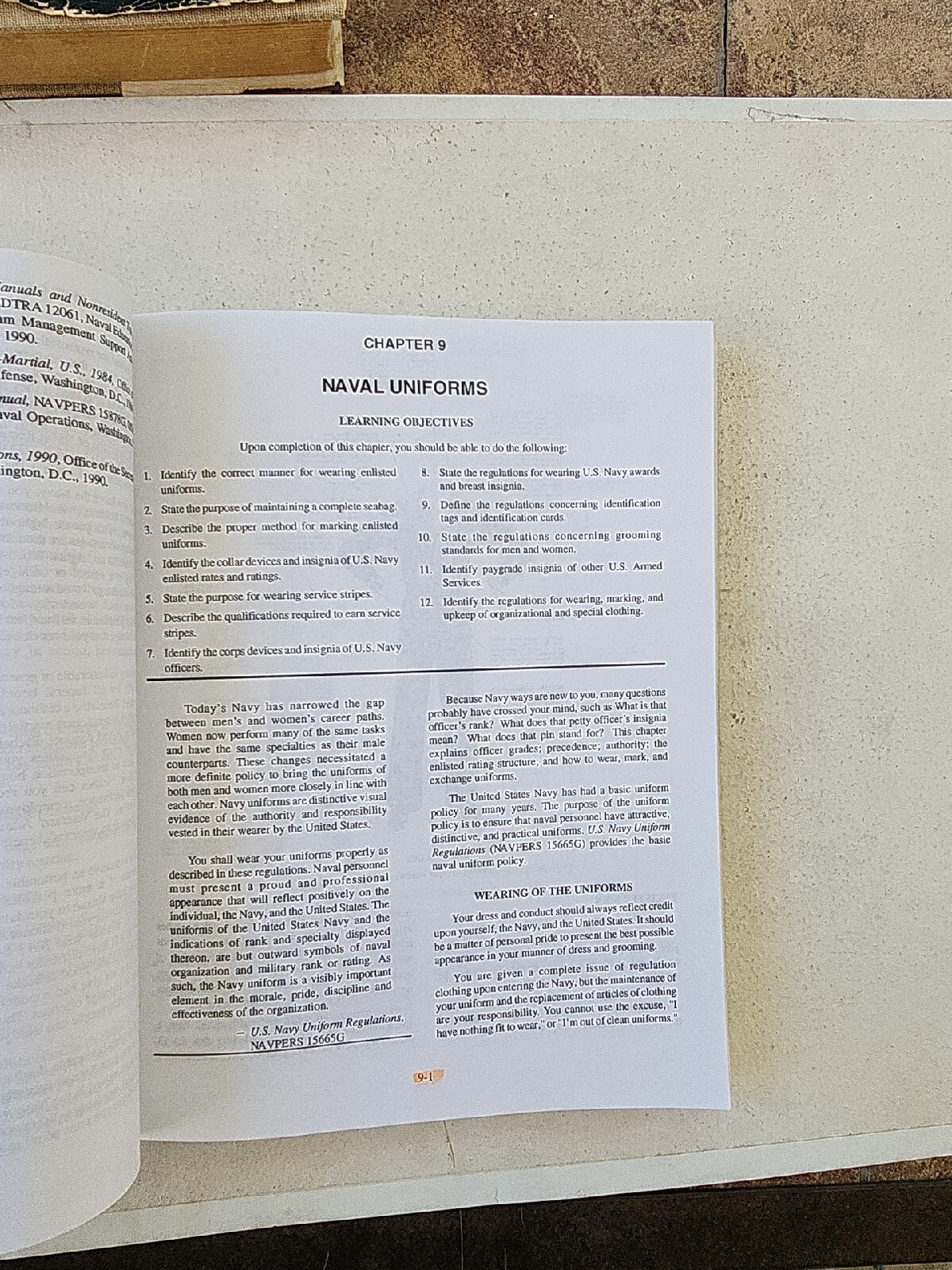 Basic Military Requirements -NAVEDTRA 12043 – Naval History, Seamanship,Training