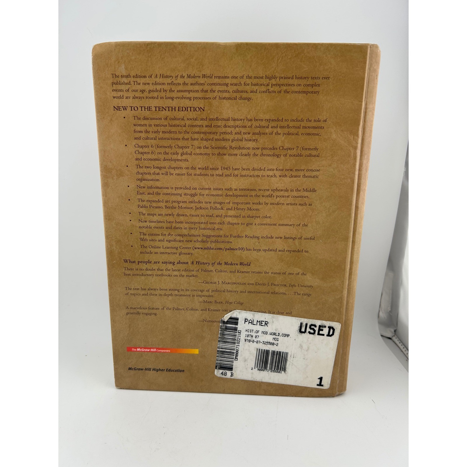 A History of the Modern World 10th Edition by R.R. Palmer Joel Colton …