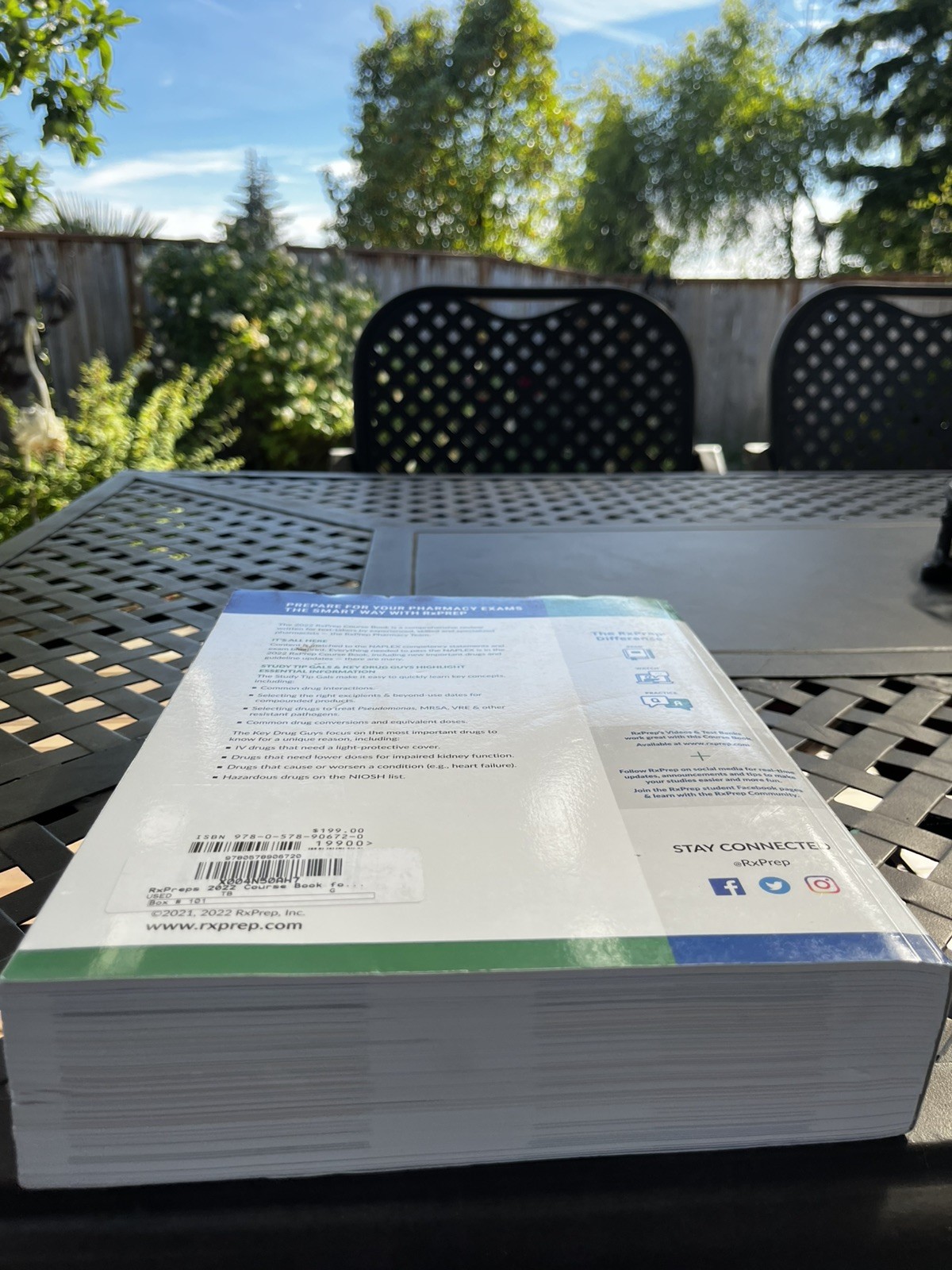 RxPrep 2022 NAPLEX Course Book by RxPrep (2021, Trade Paperback)
