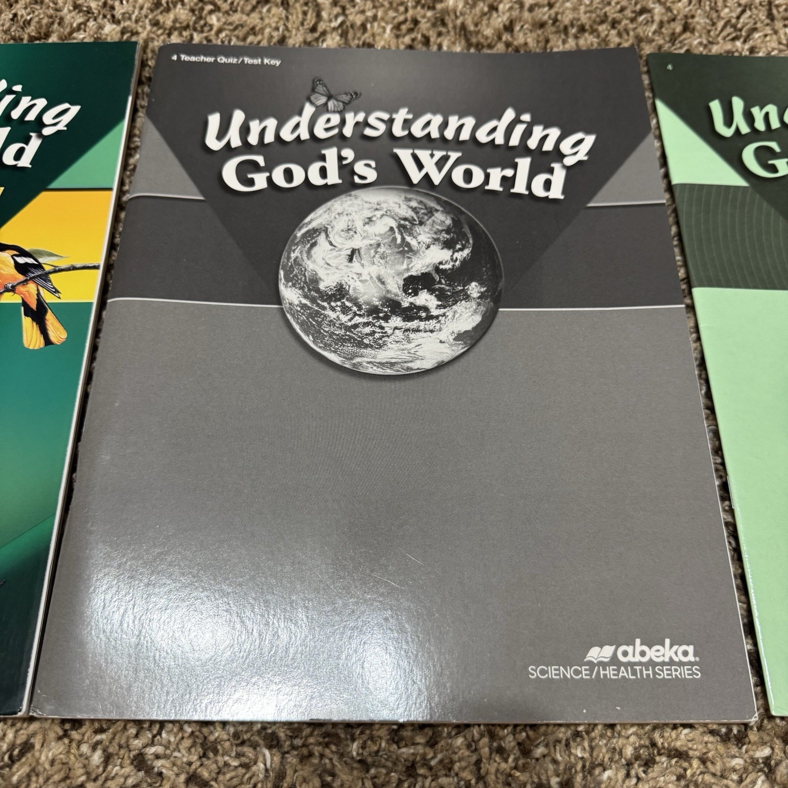 A Beka Understanding God’s World Fourth Edition 3 Book Set of keys, 4th grade