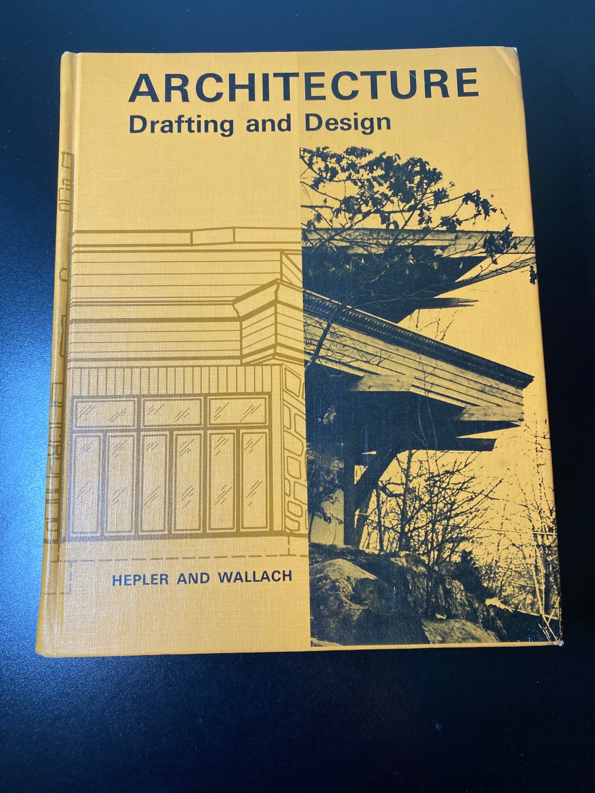 Architecture Drafting and Design Hepler Wallach 1965 HC Vintage McGraw-Hill