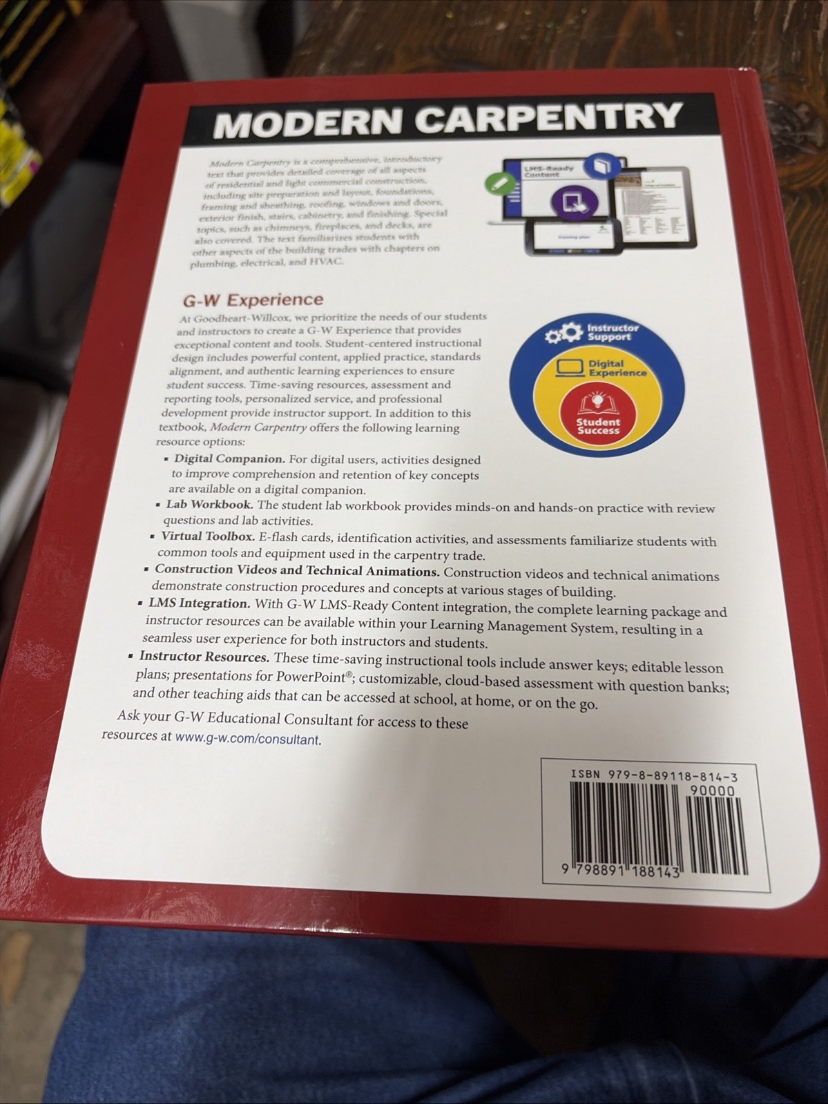 Modern Carpentry 14th edition, BRAND NEW, by Jones/Wagner/Smith/Huth