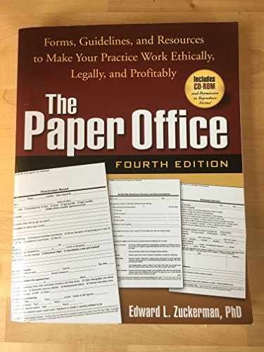 The Paper Office, Fourth – Paperback, by Edward L. Zuckerman – Very Good