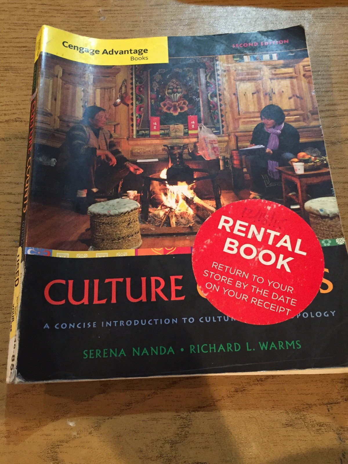 Culture Counts : A Concise Introduction to Cultural Anthropology by Serena Nanda