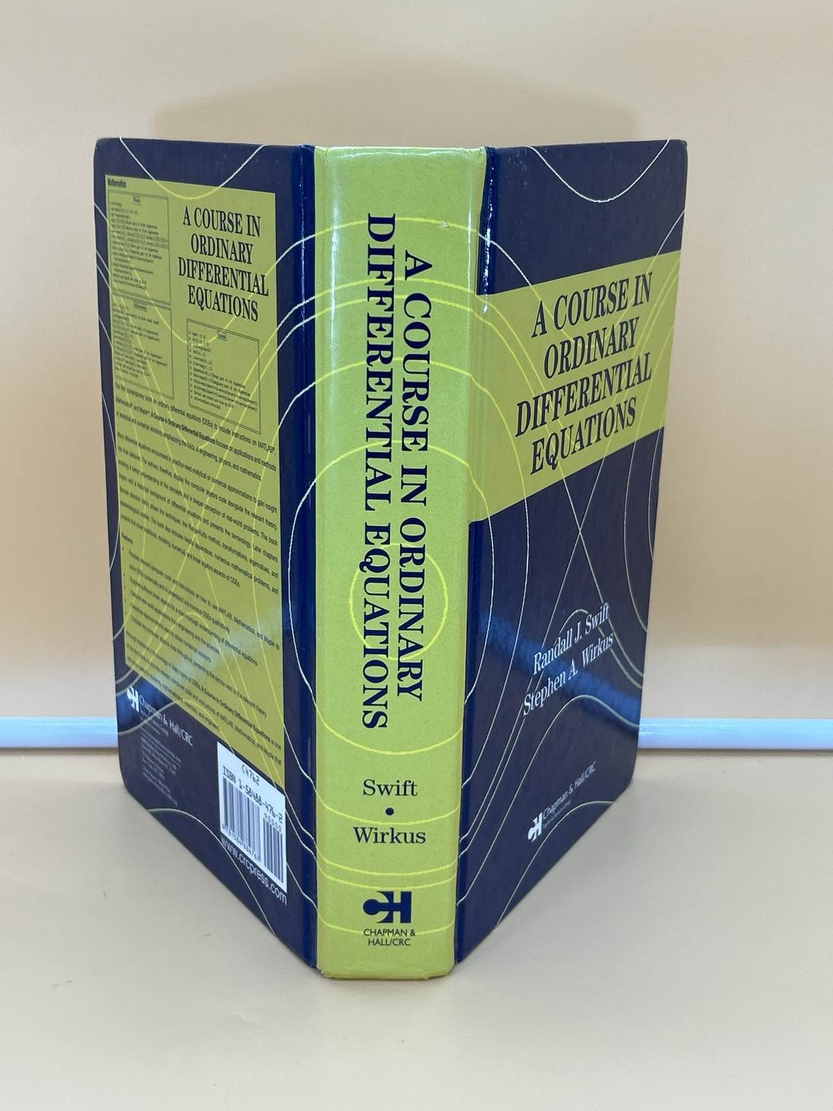 A Course in Ordinary Differential Equations Swift Wirkus Hardcover. MATLAB, MAPL