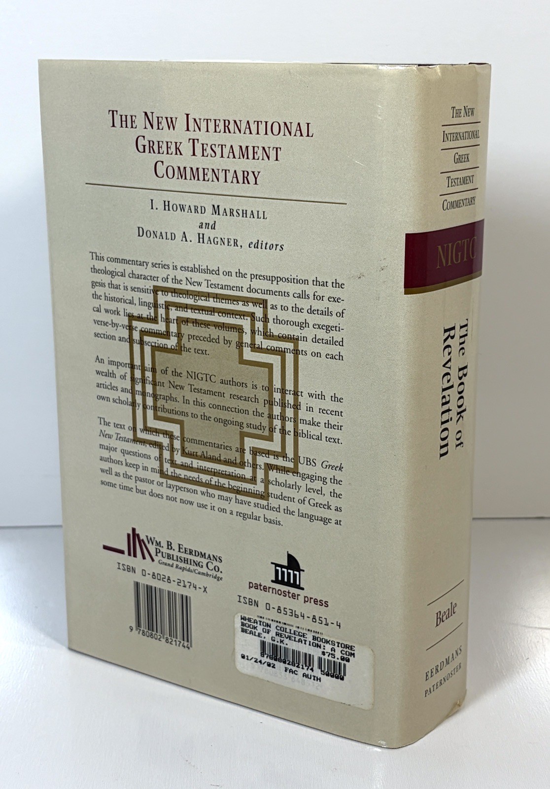 The New International Greek Testament Commentary: The Book of Revelation HC DJ