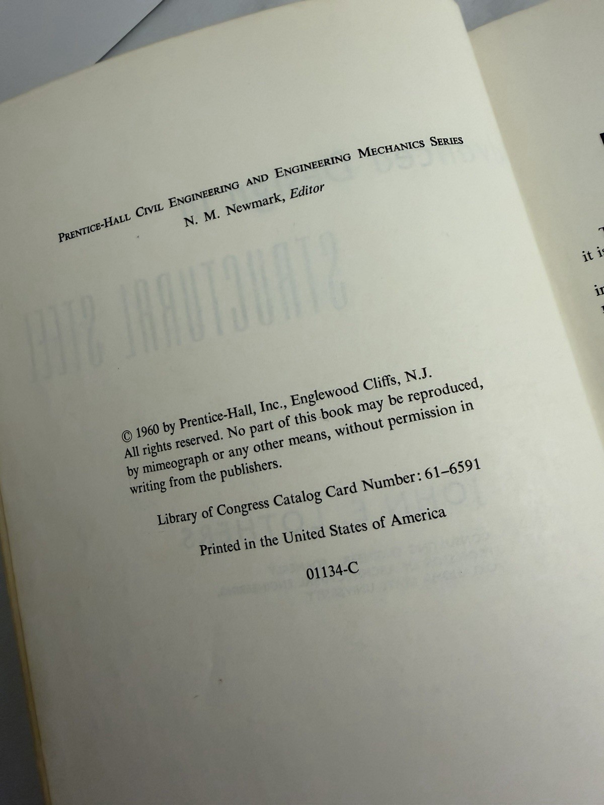 Design In Structural Steel John E. Lothers 1960 Hardcover Vintage Textbook