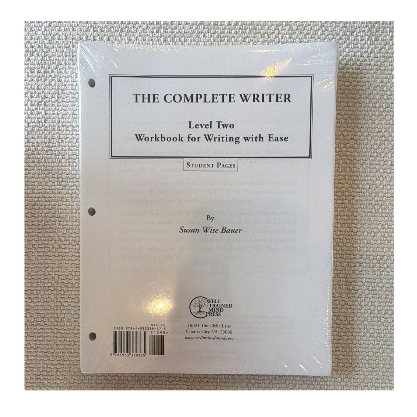 Writing With Ease Workbook Level 2 Susan Wise Bauer (Complete Writer) Paperback