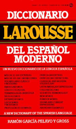Diccionario Larousse del EspaÃ±ol Moderno – Mass Market Paperback – VERY GOOD