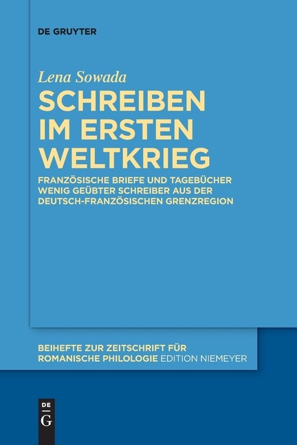 Schreiben Im Ersten Weltkrieg