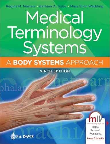 Medical Terminology Systems: A – Paperback, by Masters Regina M.; – Very Good