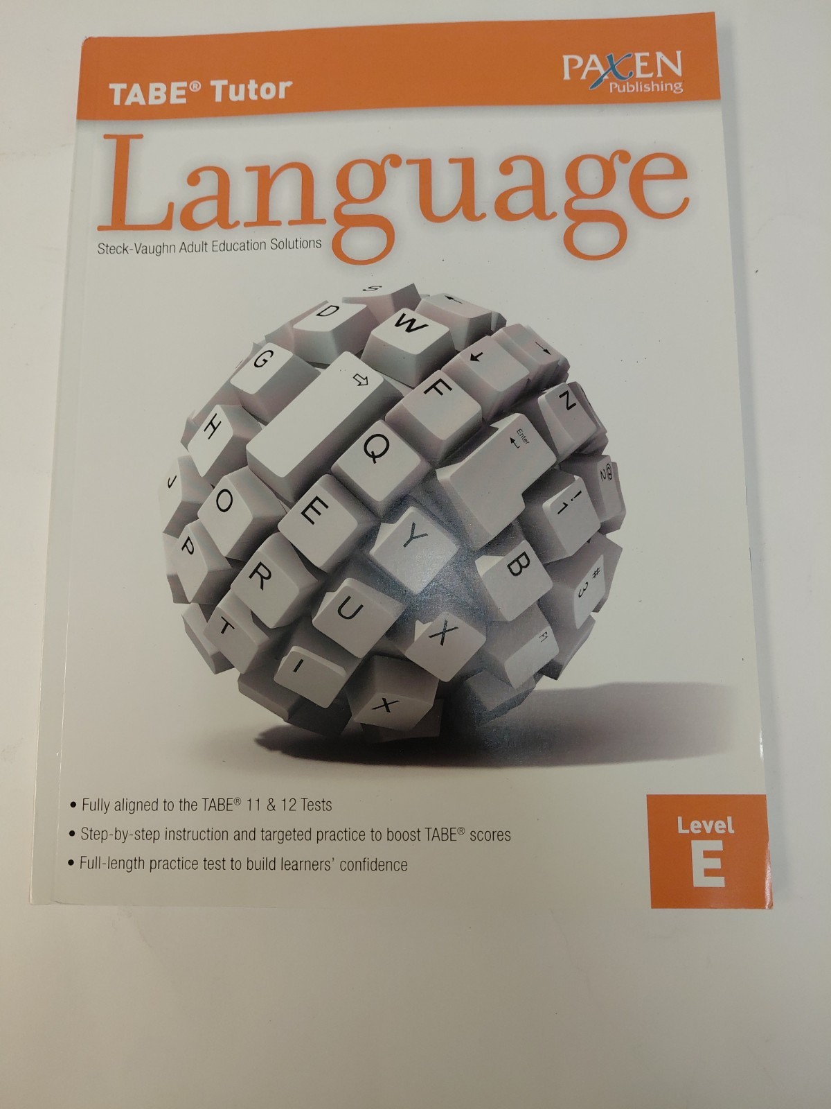 TABE Tutor Paxen Language steck-Vaughn adult Education Solutions Level E