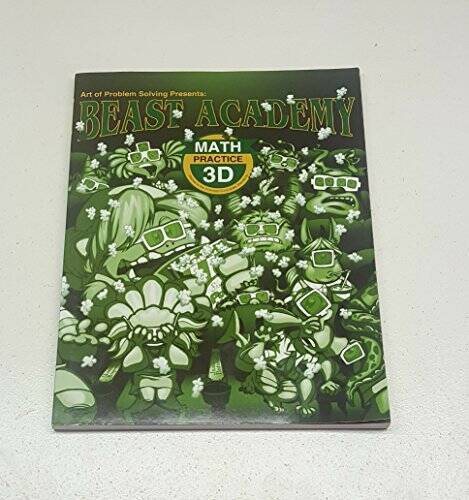Art of Problem Solving Beast Academy 3D Math Practice – Paperback – VERY GOOD