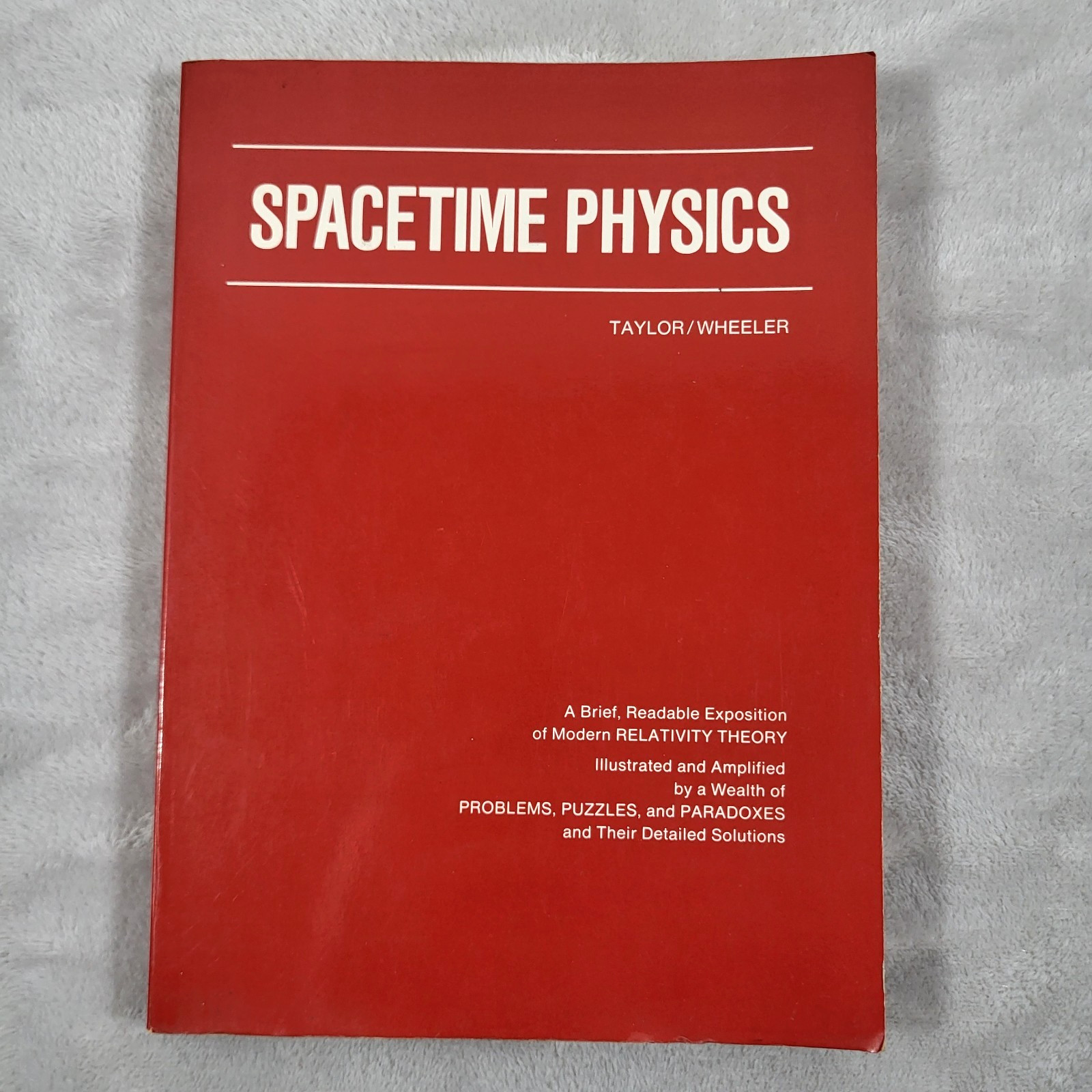 Spacetime Physics Edwin Taylor John Wheeler 1966 Textbook First Edition PB